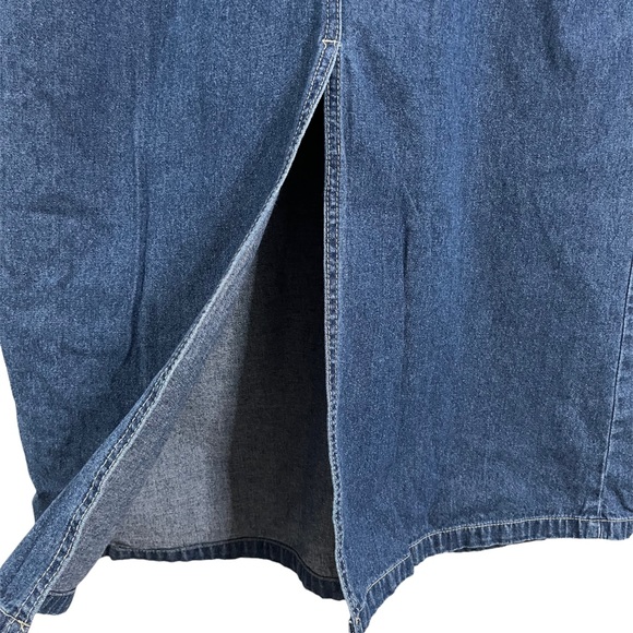 Lindsey Michelle American Flag Denim Jumper Dress - Picture 7 of 7